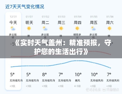《實(shí)時(shí)天氣蓋州：精準(zhǔn)預(yù)報(bào)，守護(hù)您的生活出行》