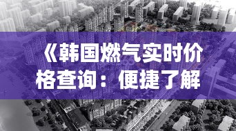 《韓國燃?xì)鈱崟r價格查詢：便捷了解燃?xì)馐袌鰟討B(tài)》