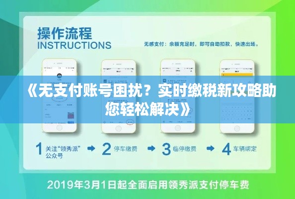 《無支付賬號困擾？實時繳稅新攻略助您輕松解決》