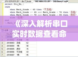 《深入解析串口實時數據查看命令：高效監(jiān)控與調試之道》