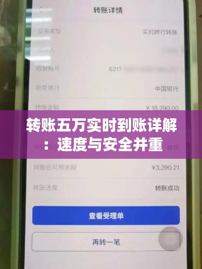 轉(zhuǎn)賬五萬(wàn)實(shí)時(shí)到賬詳解：速度與安全并重