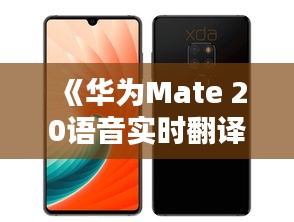 《華為Mate 20語(yǔ)音實(shí)時(shí)翻譯操作指南：輕松跨語(yǔ)言溝通》