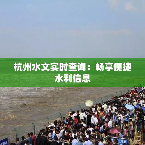 杭州水文實時查詢：暢享便捷水利信息