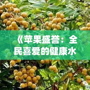 《蘋果盛譽：全民喜愛的健康水果之王》