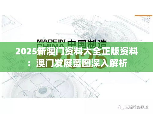 2025新澳門資料大全正版資料：澳門發(fā)展藍(lán)圖深入解析