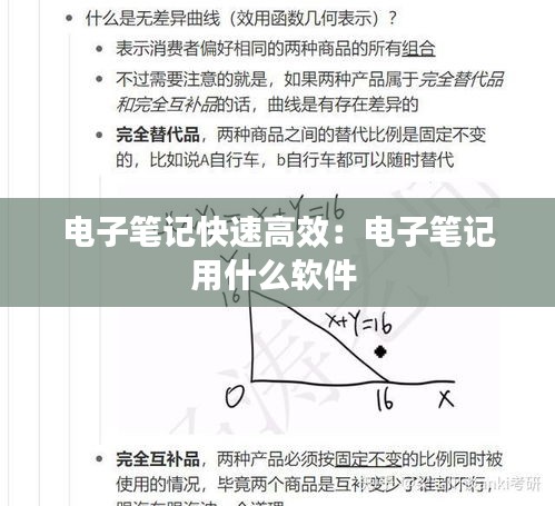 電子筆記快速高效：電子筆記用什么軟件 