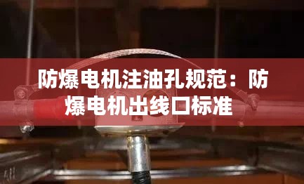 防爆電機注油孔規(guī)范：防爆電機出線口標準 