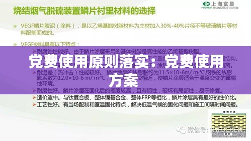 黨費(fèi)使用原則落實(shí)：黨費(fèi)使用方案 