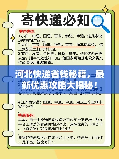 河北快遞省錢秘籍，最新優(yōu)惠攻略大揭秘！