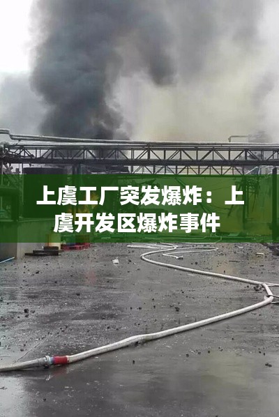 上虞工廠突發(fā)爆炸：上虞開發(fā)區(qū)爆炸事件 