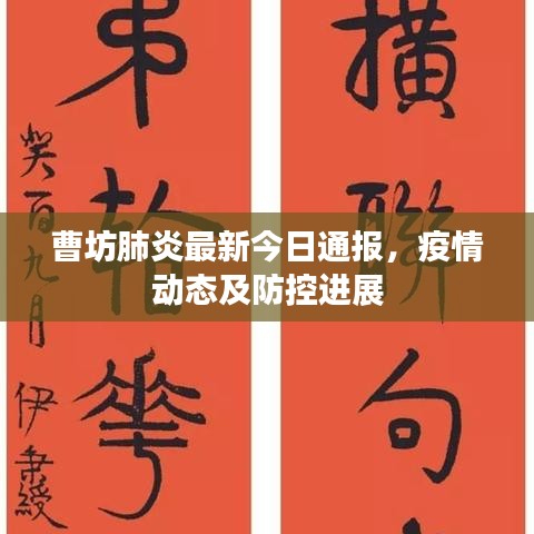 曹坊肺炎最新今日通報(bào)，疫情動(dòng)態(tài)及防控進(jìn)展